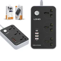 LDNIO SC3412 38W 3 AC Outlets 7 Port Power Strip